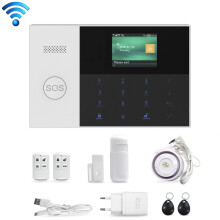 PG-105-GSM GSM/GPRS+Wifi slim alarmsysteem met touchscreen, lcd-scherm en RFID-functionaliteit (Europese versie): PG-105-GSM (EU-versie) Surpri