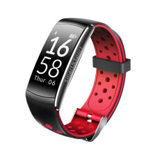 Smartwatch met hartslagmeter, IP68 waterdicht, fitness tracker, bloeddrukmeting, GPS, Bluetooth, compatibel met Android en iOS.