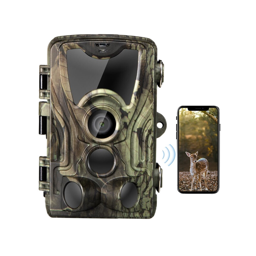 Wifi801Pro 4K Outdoor Tracking Hunting Camera: Remotely Control Via Mobile App To View Photos/Videos Anytime. :WiFi801Pro Surprise Gift