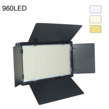 Modello standard E800, 40W, temperatura colore tricolore (3200K-5600K), pannello luminoso a LED piatto per esterni/luce di attrazione/luce di riempim