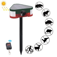 Répulsif à ultrasons haute fréquence pour animaux à énergie solaire (N911G) : Répulsif à souris solaire - Cadeau surprise