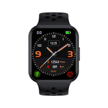 S226 1,72-inch waterdichte smartwatch met hartslag- en bloeddrukmeting (zwart): zwart verrassingscadeau