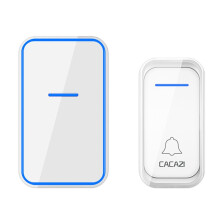 Sonnette sans fil numérique intelligente Kajas Home, compatible avec télécommande, idéale pour les seniors. Spécifications : Norme européenne.