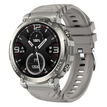Smartwatch met Bluetooth-bellen, stappenteller voor buiten, trainings-, hartslag- en slaapmonitoring (zilver): een zilverkleurig verrassingscadeau