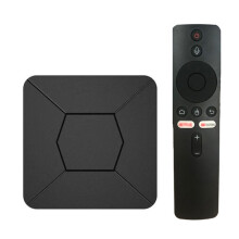 Décodeur TV Q5 2G+8G, double Wi-Fi + Bluetooth, télécommande vocale, lecteur multimédia HD (norme US) : Q5, prise US, cadeau surprise