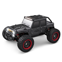 Jjr/C 16103A 2.4G Jeep Wrangler Veicolo fuoristrada 4WD con telecomando elettrico compatibile (nero) :16103A / Regalo a sorpresa nero