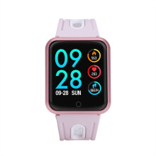 P68 Smartwatch Hartslagmeter Bloeddrukmeter Activiteitentracker (Roze Siliconen): TBD056989501D Verrassingscadeau