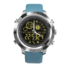 Nx02 Sport Smartwatch, IP67 Waterbestendig, Tracker, Calorieënteller, Stappenteller, Stopwatch, Oproep- & Sms-melding (Blauw): Blauw Verrassingscadea