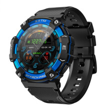 Lokmat Attack 2 Pro 1.39-Inch 5Atm Water Resistant Bluetooth Smartwatch Compatible Health Monitoring (Royal Blue) :Royal Blue Surprise Gift