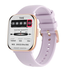 HD12 1,75-inch IP68 waterdichte smartwatch met bloedzuurstofmeting (paars): Paars; Verrassingscadeau