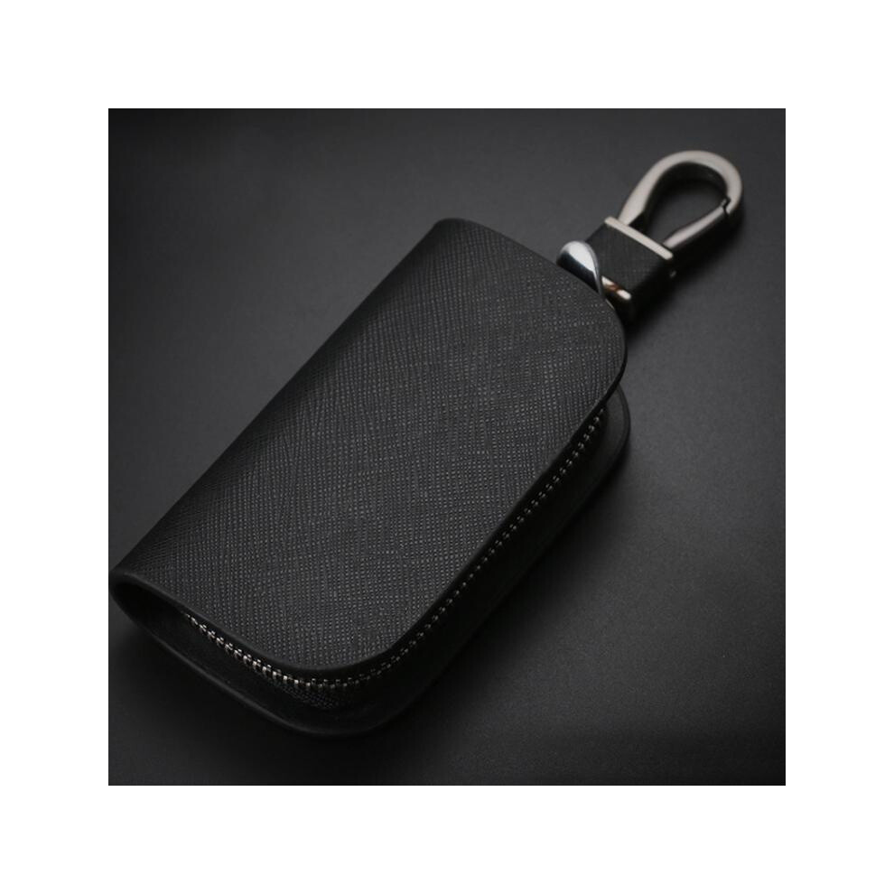 General Motors Key Case, Leather Protective Cover Compatible Car Keys (Black) : Surprise Gift Black 9072918060316