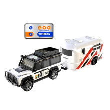 1:64 Mini Dieel Compatibile Auto Telecomandata con Luci, Modello Auto Realistico Giocattolo, Specifiche: 6601, Bianco Con Custodia Appesa: 6601 Bianc