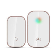 Timbre inalámbrico 2 en 1 resistente al agua con control remoto de largo alcance (dorado): regalo sorpresa dorado