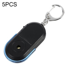 Portable Anti-Loss Alarm Key Finder With Wireless Whistle And Led Light (Blue) Sold In Packs Of 5 :Blue Surprise Gift