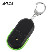 Allarme anti-smarrimento portatile con fischietto wireless e luce LED (verde) Venduto in confezioni da 5: Regalo a sorpresa verde