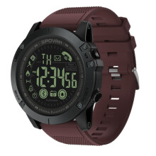 Spovan Pr1 Outdoorové vodotesné svietiace Bluetooth inteligentné hodinky (červené) :red prekvapivý darček