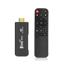 Tv98 Rockchip 3228A neliydinprosessori 4K HD Bluetooth Android TV Stick, muisti: 4 Gt + 32 Gt (Yhdysvaltain standardi): 4 Gt + 32 Gt yllätyslahja