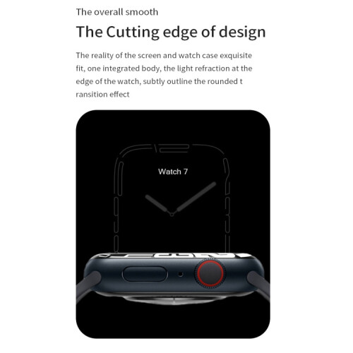 Watch 8 Max 1,85 ιντσών ασύρματη φόρτιση Bluetooth κλήσεων NFC Smartwatch (μαύρο): μαύρο δώρο έκπληξη 2