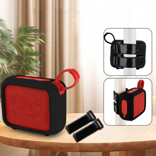 Silicone Protective Case With Strap Compatible Jbl Go 4 Speaker (Black) :Black Surprise Gift 1
