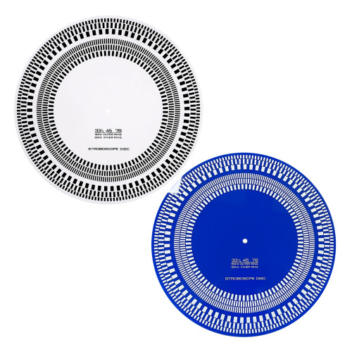 Disque stroboscopique de platines de 12 pouces, pour-Blanc 1