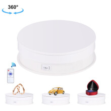 Puluz 15Cm Adjustable Speed Turntable Display Rack, 3Kg Load Capacity (Color: White) :15cm Load 3kg White Surprise Gift
