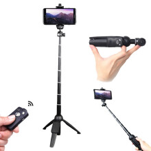 Trépied perche à selfie Yunteng 9928N avec télécommande Bluetooth (23-120 cm, noir) : Cadeau surprise 9928N noir