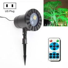 30W Compatible Remote Control Outdoor Waterproof Laser Light, Starry Sky Lawn Garden Ground Light, Green + Red Light (Us Standard) :US Plug Surprise