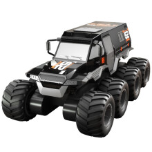 Jjr/C Q137 Veicolo blindato anfibio a otto ruote compatibile con otto trazione e controllo remoto (nero): Regalo a sorpresa nero