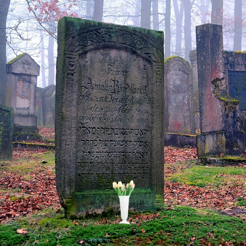 1PP Langlebige Friedhofsvase PP Für Und Grabschmuck 2