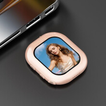 T3 Wireless Phone Selfie Screen Mirroring Device With Rear Magnetic Selfie Display (Pink) :T3 Wireless Surprise Gift