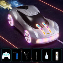 Auto telecomandata compatibile con il concetto futuristico New Energy di Jjr/C Q206 B-Type, stile: controllo singolo (grigio). :Regalo a sorpresa con