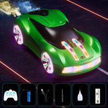 Jjr/C Q206 B-Type Futuristic New Energy Concept Compatible Remote Control Car, Style: Single Control (Green) :Single Control Surprise Gift