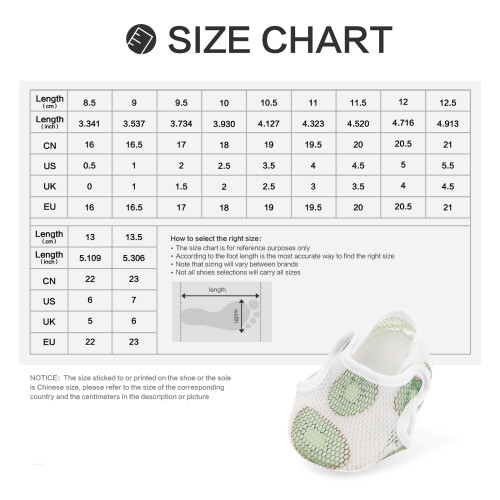 1Paire Chaussures Bébé Mesh Respirant Antidérapant Multi 1