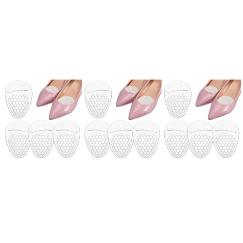 6Paires Silicone Choc Talons Pour Chaussures 2