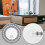 Thick Plastic Double Side Strobe Disc For 33 45 78RPM-Blue 7