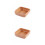 2Pièces En Bois Polyvalent Pour Fruits Repas 5