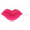 3Pièces Bouche Rose Peluche Pour Salon Chambre 2