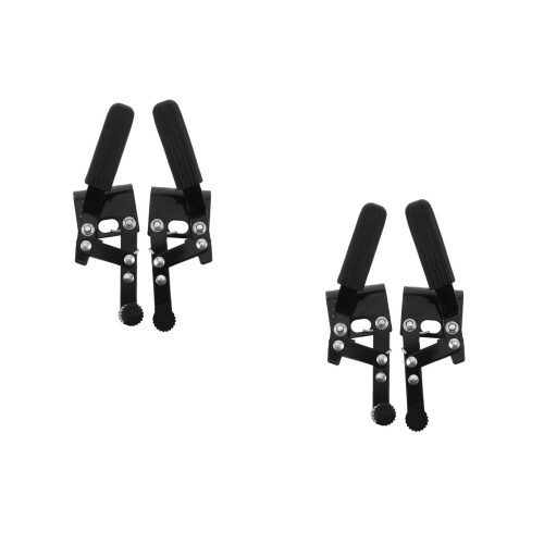2Paires Systèmes Freinage Fauteuil Roulant Manuel Noir Durable 2