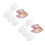 4Paires Coussinets Pied Silicone Transparent Talon Chaussures 5