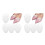 4Paires Coussinets Pied Silicone Transparent Talon Chaussures 7