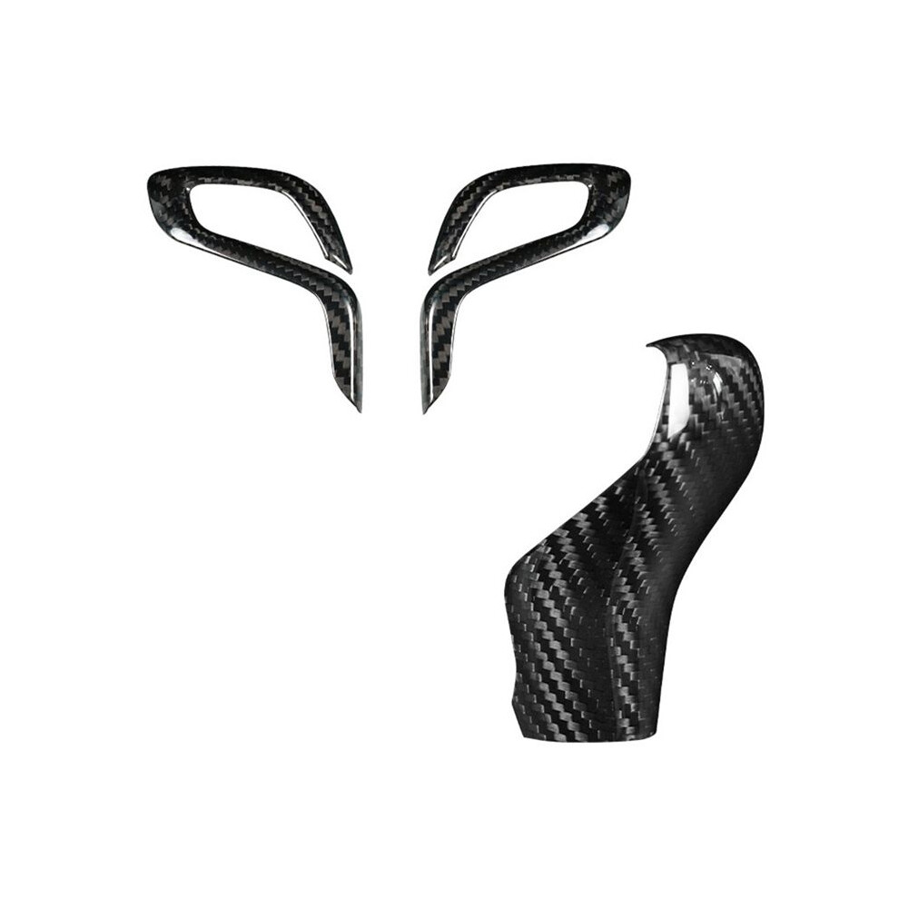 Carbon Fiber Car Shift Gear Knob Trim Cover Car Retrofitting Accessories For F90 M5 F97 X3m F98 X4m 2019-2023 6033269065415
