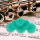 60Pièces Caches Clés Flûte Silicone Bleu Ciel Protège Trou Ouvert 8