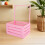 1Panier De Rangement Bébé En Bois Rose Avec Multifonction 3