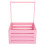 1Panier De Rangement Bébé En Bois Rose Avec Multifonction 6