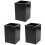 3Pièces Rangement Noir Pour Brosse Et Stylo 2