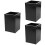 3Pièces Rangement Noir Pour Brosse Et Stylo 6