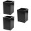 3Pièces Rangement Noir Pour Brosse Et Stylo 7