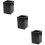 3Pièces Rangement Noir Pour Brosse Et Stylo 8
