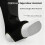 Set of 1 Pair Adjustable Training Leg Guards-Thickened white XL 7
