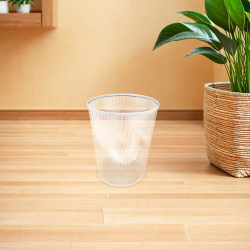 1Ppcs Corbeille Recyclable Transparente Compacte Pour Usage 2